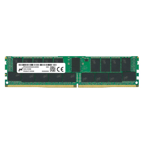 

Память DDR4 Crucial MTA36ASF8G72PZ-3G2E1 64ГБ DIMM, ECC, registered, PC4-25600, CL22, 3200МГц, MTA36ASF8G72PZ-3G2E1