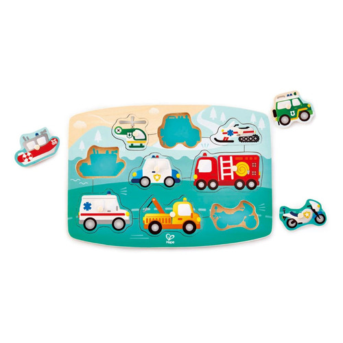 

Вкладыши HAPE Транспорт [e1406_hp], Разноцветный, Транспорт