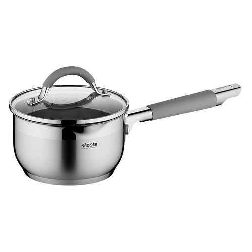 

Ковш NADOBA Nita 726914, 1.7л, с крышкой, серебристый, 726914