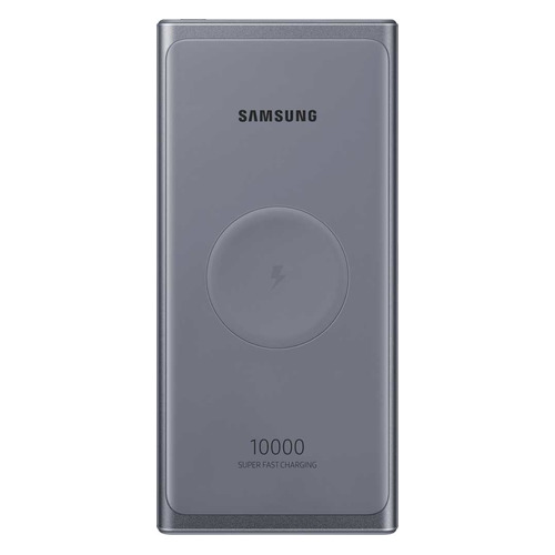 фото Внешний аккумулятор (power bank) samsung eb-u3300, 10000мaч, темно-серый [eb-u3300xjrgru]