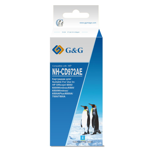 

Картридж G&G NH-CD972AE, голубой / NH-CD972AE, NH-CD972AE