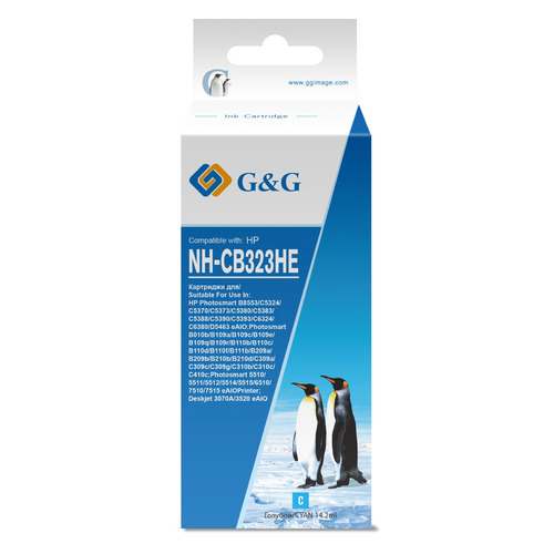 

Картридж G&G NH-CB323HE, голубой / NH-CB323HE, NH-CB323HE