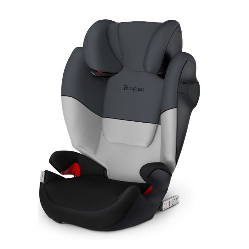 фото Автокресло детское cybex solution m-fix sl grey rabbit, 2/3, от 3-12 лет, серый