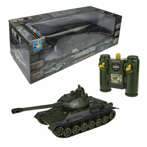 

Танк радиоуправляемый 1Toy Взвод, зеленый [т17686], Взвод