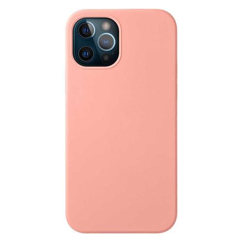 фото Чехол (клип-кейс) deppa liquid silicone, для apple iphone 12/12 pro, розовый [87712]