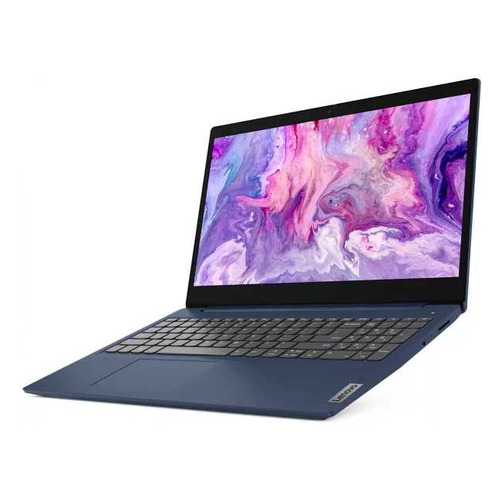 фото Ноутбук lenovo ideapad 3 15are05, 15.6", ips, amd ryzen 5 4500u 2.3ггц, 8гб, 256гб ssd, amd radeon , noos, 81w40070rk, синий