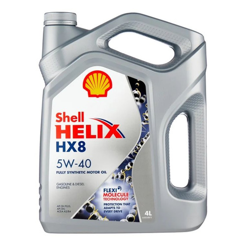 фото Моторное масло shell helix hx 8 synthetic 5w-40 4л. синтетическое [550051529]