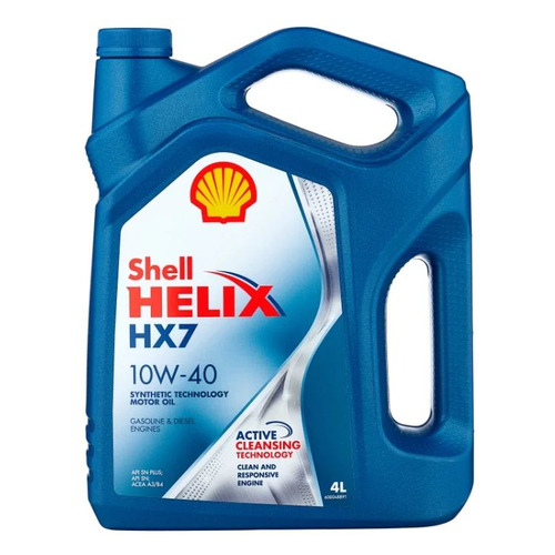 фото Моторное масло shell helix hx 7 10w-40 4л. полусинтетическое [550051575]