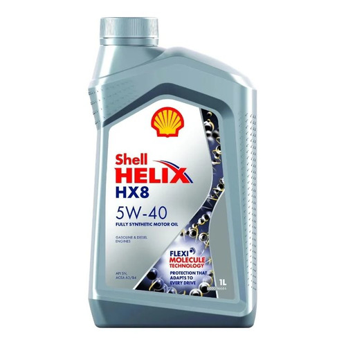 фото Моторное масло shell helix hx 8 synthetic 5w-40 1л. синтетическое [550051580]