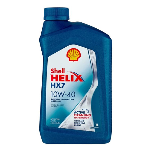 фото Моторное масло shell helix hx 7 10w-40 1л. полусинтетическое [550051574]