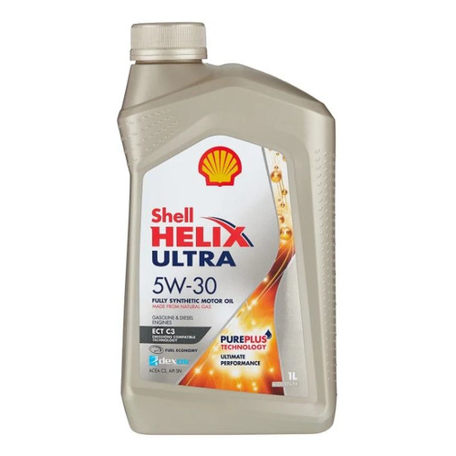 фото Моторное масло shell helix ultra ect 5w-30 1л. синтетическое [550046369]