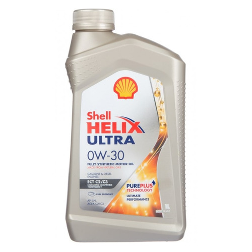 фото Моторное масло shell helix ultra ect 0w-30 1л. синтетическое [550046358]