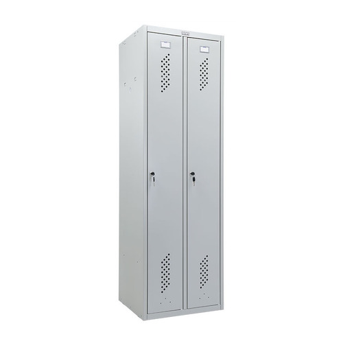 

Шкаф для одежды Практик LS 21-50 1830х500х500мм 2секц. металл серый/серый, LS 21-50