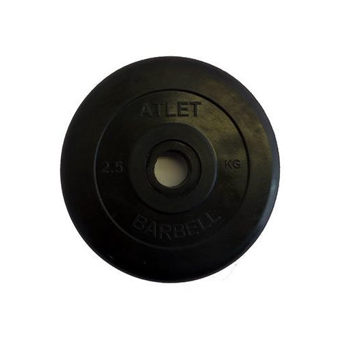 

Диск Mb Barbell Atlet для гантели обрезин. 2.5кг черный (28260625), Atlet