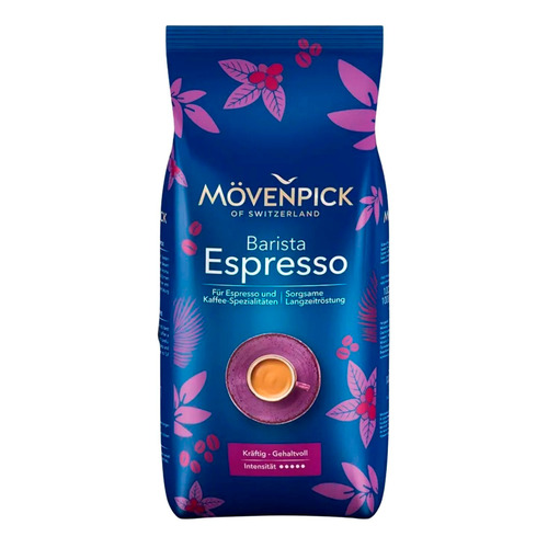 

Кофе зерновой MOVENPICK Espresso, темная обжарка, 1000 гр [18225], Espresso