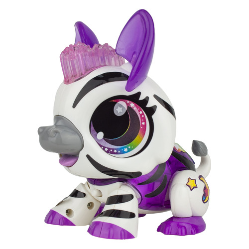

Интерактивная игрушка 1Toy Робо Лайф Зебра [т16235], Белый, Зебра