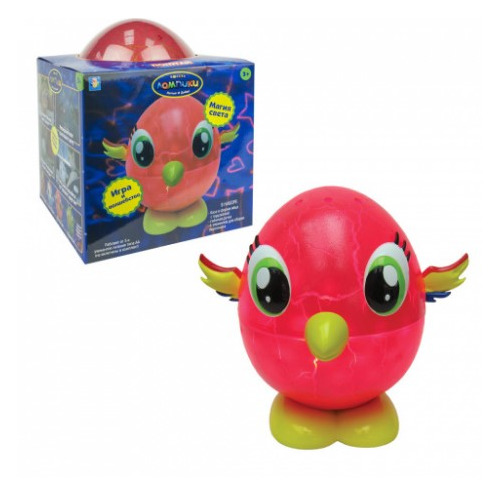 

Интерактивная игрушка 1Toy Лампики Попугай в коробке [т16360], Красный, Попугай в коробке