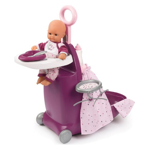 фото Игровой набор smoby baby nurse чемодан для куклы 3 в 1 [220346]