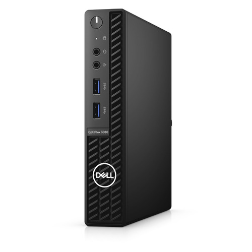 фото Компьютер dell optiplex 3080, intel core i3 10100t, ddr4 8гб, 256гб(ssd), intel uhd graphics 630, windows 10 professional, черный [3080-6650]