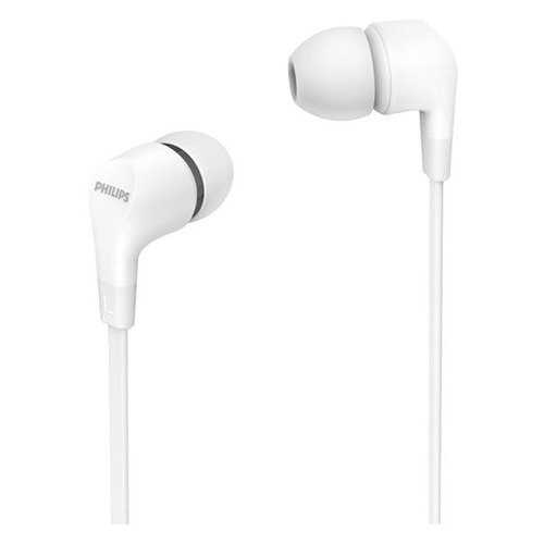 

Гарнитура Philips TAE1105WT/00, 3.5 мм, вкладыши, белый, TAE1105WT/00