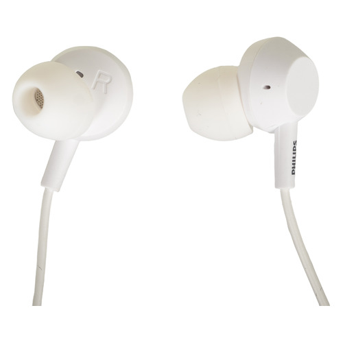 

Гарнитура Philips TAE4105WT/00, 3.5 мм, вкладыши, белый, TAE4105WT/00