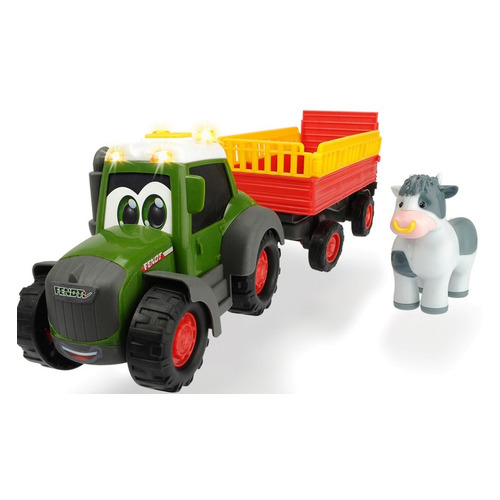 фото Игрушка dickie happy fendt с прицепом для перевозки животных, трактор [3815004]