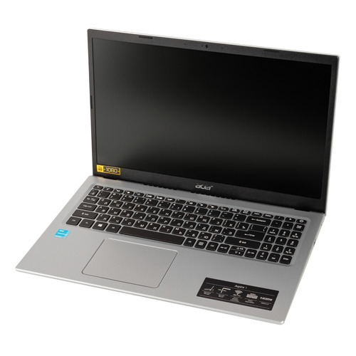 фото Ноутбук acer aspire 1 a115-32-p6gm, 15.6", intel pentium silver n6000 1.1ггц, 4гб, 128гб emmc, intel uhd graphics , eshell, nx.a6mer.005, серебристый