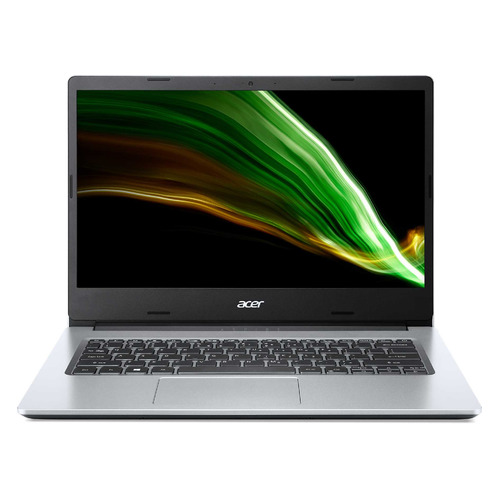 фото Ноутбук acer aspire 1 a114-33-p7vd, 14", intel pentium silver n6000 1.1ггц, 4гб, 128гб emmc, intel uhd graphics , eshell, nx.a7ver.00a, серебристый