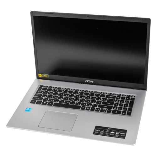 

Ноутбук Acer Aspire 5 A517-52-30KQ, 17.3", IPS, Intel Core i3 1115G4 3.0ГГц, 8ГБ, 256ГБ SSD, Intel UHD Graphics , Endless, NX.A5DER.007, серебристый, A517-52-30KQ