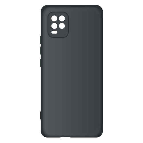 фото Чехол (клип-кейс) borasco microfiber case, для xiaomi mi 10 lite, черный [39359]