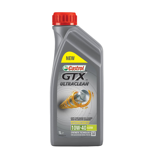 фото Моторное масло castrol gtx ultraclean 10w-40 1л. полусинтетическое [15a4de]