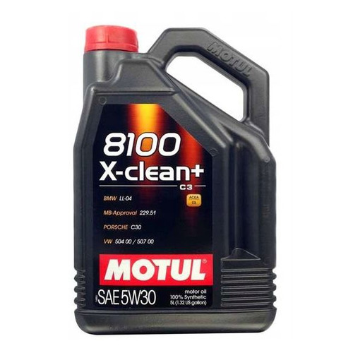фото Моторное масло motul 8100 x-clean + 5w-30 5л. синтетическое [106377]