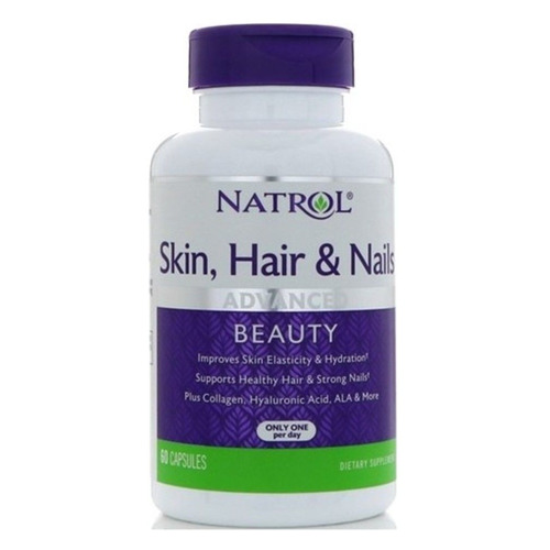 

БАД NATROL Skin Hair and Nails, капсулы, 60шт [7140], Skin Hair and Nails