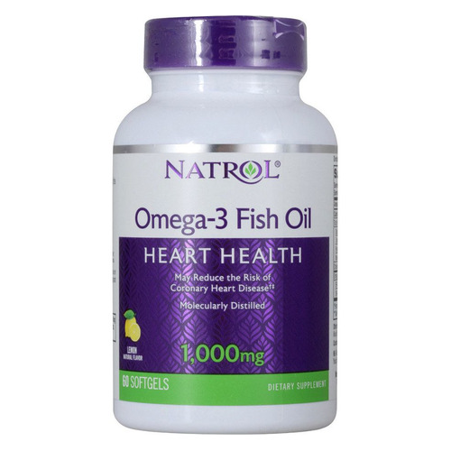 фото Омега-3 natrol heart health, капсулы, 60шт [929.9217]