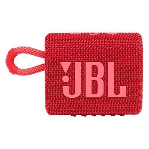 фото Портативная колонка jbl go 3, 3вт, красный [jblgo3red]