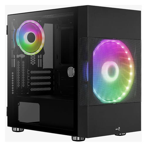 

Корпус mATX Aerocool Atomic-G-BK-v1, Midi-Tower, без БП, черный, Atomic-G-BK-v1