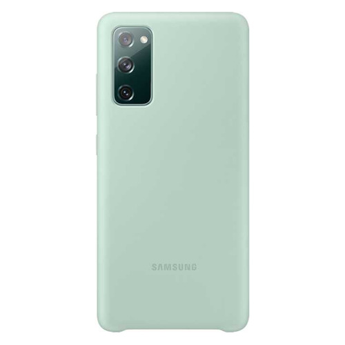 фото Чехол (клип-кейс) samsung silicone cover, для samsung galaxy s20 fe, мятный [ef-pg780tmegru]