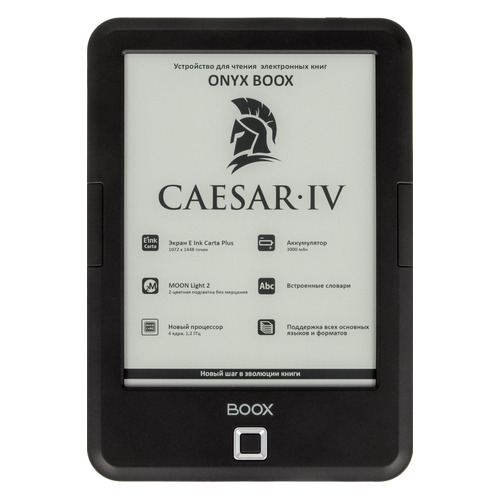 

Электронная книга ONYX BOOX Caesar 4, 6", черный, Caesar 4