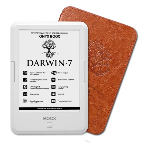 

Электронная книга ONYX BOOX Darwin 7, 6", белый, Darwin 7