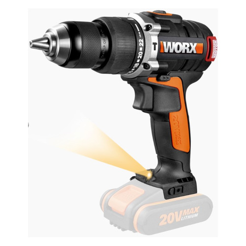 фото Ударная дрель-шуруповерт worx wx354.9, 0ач