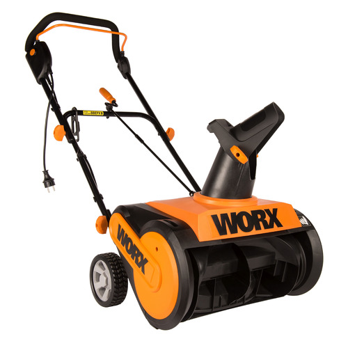 фото Снегоуборщик worx wg450e, электрический