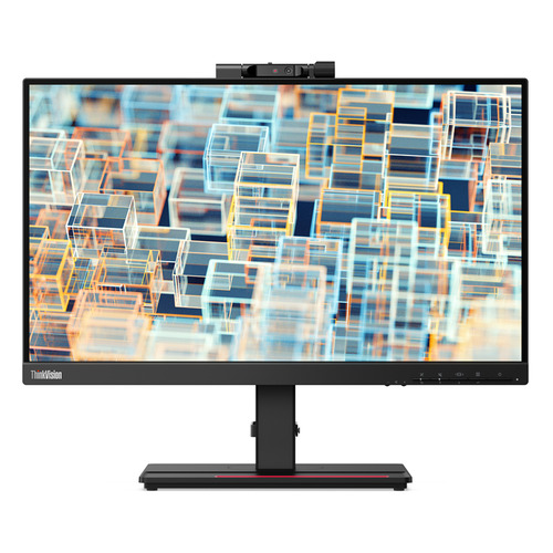 фото Монитор lenovo thinkvision t22v-20 21.5", черный [61fbmat6eu]