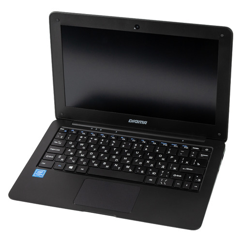 фото Ноутбук digma eve 11 c409, 11.6", ips, intel celeron n3350 1.1ггц, 4гб, 64гб ssd, intel hd graphics 500, windows 10 home, es2056ew, черный