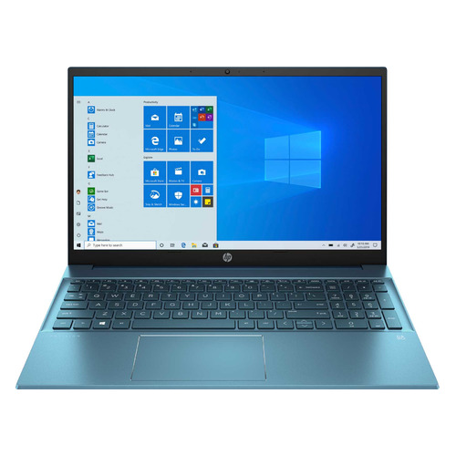 фото Ноутбук hp pavilion 15-eg0047ur, 15.6", ips, intel core i3 1115g4 1.7ггц, 8гб, 512гб ssd, intel uhd graphics , windows 10, 2x2s2ea, темно-бирюзовый