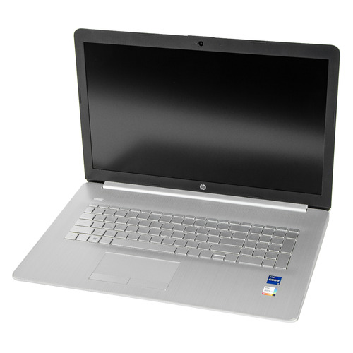 фото Ноутбук hp 17-by4000ur, 17.3", ips, intel core i7 1165g7 2.8ггц, 16гб, 512гб ssd, intel iris xe graphics , windows 10, 2x1t1ea, серебристый