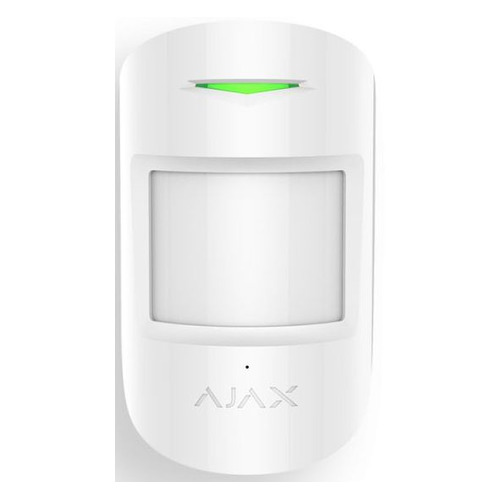 

Датчик движения и разбития стекла Ajax CombiProtect (00-00105529) белый, CombiProtect