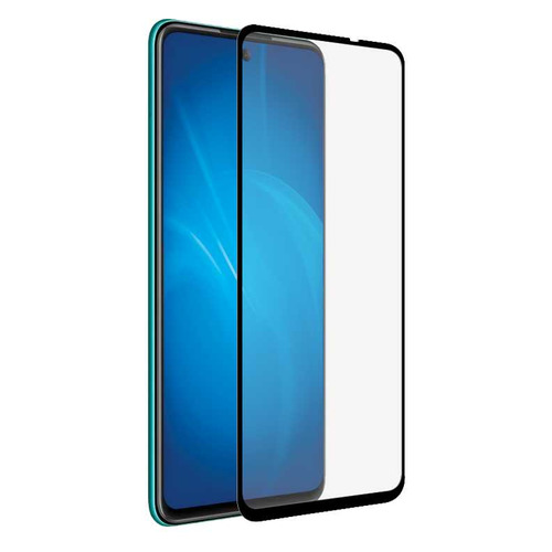 

Защитное стекло для экрана DF hwColor-124 для Huawei P Smart 2021/Honor 10X Lite 1 шт, черный [df hwcolor-124 (black)], hwColor-124