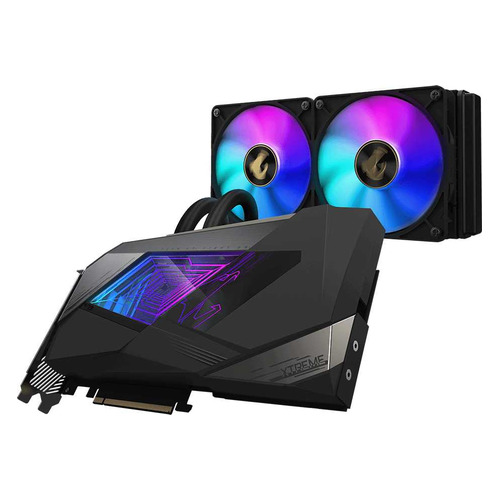 фото Видеокарта gigabyte nvidia geforce rtx 3080 , gv-n3080aorusx w-10gd, 10гб, gddr6x, ret