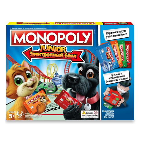 фото Настольная игра monopoly джуниор с картами [e1842121]