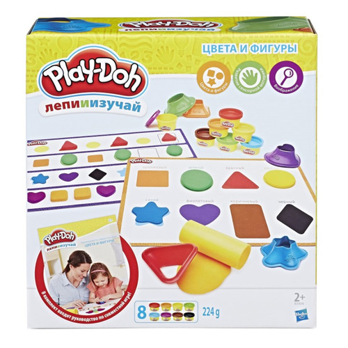 фото Набор для лепки play-doh цвета и фигуры (b3404121)